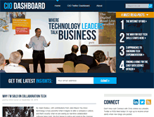 Tablet Screenshot of ciodashboard.com